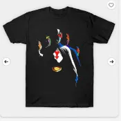 【白墨燙畫】動漫科學小飛俠Gatchaman圖案印花男士百分百純棉圓領短袖T恤。多種顏色可選
