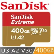 【PChome 24h購物】SanDisk Extreme microSDXC A2 400GB 記憶卡(工業包)