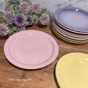 Le Creuset 圓盤 餐盤 19公分  雪紡粉 薔薇粉 雪花白 綠光森林 薄荷綠 水手藍 藍鈴紫 薰衣草 多色