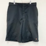 【DOKODEMO】Dickies 寬鬆短褲/半褲，黑色，38 碼，古著