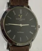 二手市面稀少義大利Emilio Valentino 范倫提諾+瑞士手錶一起售(電池無電不知好壞但狀況如圖當收藏/裝飾品