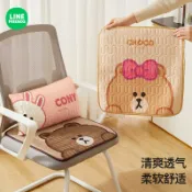 【蝦皮最低價秒寄】 LINE FRIENDS 腰靠枕 靠枕 腰枕 腰靠墊 護腰靠墊 午睡枕 抱枕枕頭 靠背 椅背墊 熊大