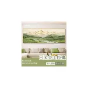 (店+)日照金山裝飾畫  支持訂製 客廳裝飾畫 風景畫 有框壁掛畫 橫幅山水風景 油畫掛畫 沙發背景墻掛畫 壁畫 ZH