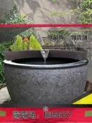 造景擺件 創意陶瓷魚缸過濾養魚大水缸造景流水器簡約擺件假山魚池水池配件