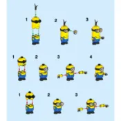 -南港97-樂高 lego 神偷奶爸 小小兵 鮑勃 史都華 凱文 蘿蔔 75549 75551 LEGO Minions