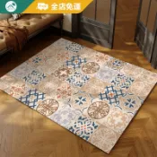 【抑菌無味 | 客製地墊】北歐風花磚門口地墊 珪藻土地墊 吸水地墊 浴室地墊 矽藻土地墊 軟墊 防滑墊 腳踏墊 吸水速乾