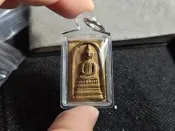 泰國佛牌~2539~崇迪佛~龍婆培~近代崇迪王~91歲生日法會~手工古法鎔鑄(0205D)