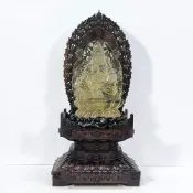 (店+)【御古齋】天然 黃水晶 精雕 黃財神 招財聚財 增長福德與智慧 保平安 消災解厄 財富之石 開運擺件 附座 0507