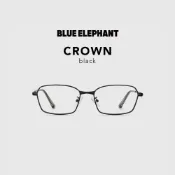 【BLUE ELEPHANT】CROWN black MAIN一般款式 抗藍光眼鏡 鏡框 附盒 官方旗艦店