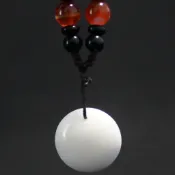 【限時】圍棋 吊墜 鑰匙扣 掛件 蛤碁石 圍棋 飾品 配飾 貝殼 棋子 圍棋 吊墜 首飾 禮物