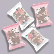 【homing】和風櫻花烘焙點心西點包裝袋/烘焙袋/食品包裝袋/餅乾袋/甜點袋/糖果袋/牛軋餅袋/雪Q餅袋