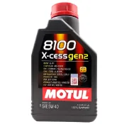 【車百購】 MOTUL 8100 X-cess Gen2 5W40 1L 全合成機油 歐系認證 長效保護