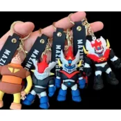 MJCC☆永井豪 MAZINGER 無敵鐵金剛 大魔神 阿強一號 魔神凱薩 魔神皇帝 橡皮軟膠 吊飾 掛件 鑰匙圈 匙扣