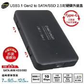 伽利略 USB3.1 Gen2 To SATA/SSD 2.5“ 硬碟外接盒