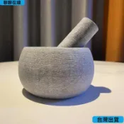 優選特惠♥天然石搗蒜臼 大理石研磨缽 擂缽石臼 蒜臼 研磨研碎器 磨蒜器 杵修 研磨器 蒜臼子 研缽 搗蒜器 蒜泥器 臼