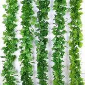 【熱門推薦】藤蔓仿真藤條仿真綠植常春藤假樹葉纏繞綠植吊頂藤蔓仿真藤條跨境