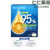松瑞製藥 95%速酵魚油SPM+軟膠囊 60顆/盒 小顆好吞 高濃度rTG 專利SPM+EPA