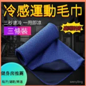💥臺灣出貨💥 降溫神器 冰巾 男女 跑步 吸汗 速幹 冷感 運動 健身 運動毛巾 冰涼巾 擦汗巾女 跑步騎行 吸汗 冷感