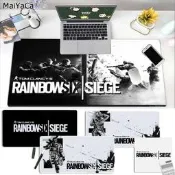 台灣現貨Rainbow Six彩虹六號6號反恐遊戲電競滑鼠墊 鍵盤墊 桌墊 滑鼠墊加大 鼠墊 鼠標墊 鎖邊桌墊