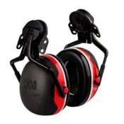 3M X3P5E PELTOR X系列 頭盔專用耳罩(紅色款)