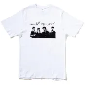 Beatles Sign 短袖T恤 5色 (現貨)披頭四簽名JOHN藍儂相片潮T插畫搖滾樂團60年代復古