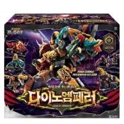 現貨 韓版 迷你特工隊 最強恐龍 恐龍帝王 超龍帝至尊 五合一恐龍 暴龍 三角龍 翼手龍 劍龍 合體變形機器人