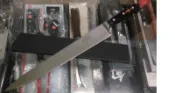 《 二手 》德國製箭牌 ~30公分厚背主廚刀 送刀鞘