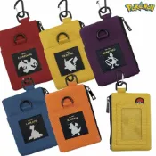 (店+)【POKEMON 精靈寶可夢】日本正版 零錢包 悠遊卡包 通行證包 小收納包 附登山扣 噴火龍 皮卡丘