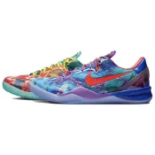 (店+)【NIKE 耐吉】HM9621-900 Nike Kobe 8 Protro What The Kobe 舒適 復古 網布 防滑耐磨 低幫 籃球鞋 男女同款 橙藍 2025版 nike男鞋 男運動鞋 nike女鞋 運動鞋女 休閒鞋