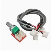 【no】音量電位器雙聯50K轉接板帶屏蔽線長30CM音響功放板配件DIY W313-210728 [425786現貨