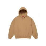 (店+)【SUPREME】Supreme Satin Appliqué Hooded 卡其色 連帽 帽踢 長袖 SUP-552 [台灣現貨]