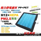 【高效率】Songen 松井 SG-1250E SG-1260E SG-1260 HEPA 濾心 濾網 空氣清淨 除濕機