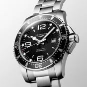 LONGINES 浪琴 征服者300米潛水64小時動力儲存機械錶 開學換新季 送禮推薦-44mm L3.841.4.56.6