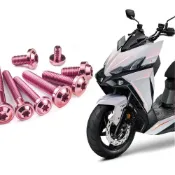 (店+) JC-MOTO DRG2 鈦螺絲 鈦合金螺絲 全車螺絲 龍二 碟盤螺絲 鐵板牙 車殼螺絲 64鈦【飛碟 粉】