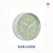 Karlsson, Wall clock Convex glass 凸玻璃鋁框掛鐘(綠)