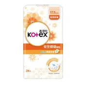 (店+)【Kotex 靠得住】pH5.5安全瞬吸護墊 17.5cm 24片x18包#137233