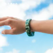 【收藏級綠龍晶手排】手珠 手鐲 吊墜 紫超七 墜 髮晶 手串 原礦 聚寶水晶
