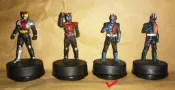 BANDAI 假面騎士 THE FIRST NEXT 1號 KIVA 牙 kabuto 兜 人形 彩色版 印章 4款