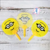 日本帶回  M203 特價 夏日必備 小小兵 扇子 輕巧好拿 扇子 手扇 Minions 塑膠扇