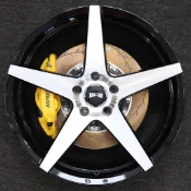 DFD 20寸五輻內凹改裝鋁圈5X120適用於 BMW 5系 7系 F底盤 E底盤