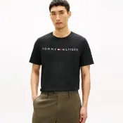 【TOMMY HILFIGER】VIP限定 官方旗艦館Tommy Hilfiger 標誌 T 恤_黑色
