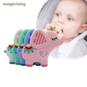 Silicone Teether Elephant Teething Beads Wholesale Baby Teet