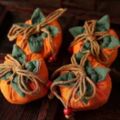 🥑限時特價🎃小柿子香包 柿柿如意香囊 平安符福袋車用掛飾 小禮品中秋柿子香包香空袋掛件柿柿如意禮物禮品手工DIY