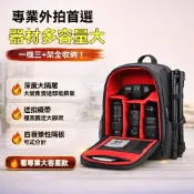 【TONO攝影後背包】大容量單眼相機包 可拆內格 雙肩防震防潑水 可掛腳架 附防雨罩 內襯5色可選 15.6吋筆電收納倉