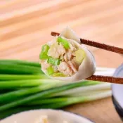 【巧活食品】能量豬三星蔥豬肉水餃(30g/粒、25粒/包)