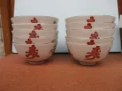 早期 大同磁器 壽字 碗(10入)