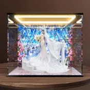 【上新】適APEX-TOYS 碧藍航線 園 新澤西 白雪之儀 亞克力燈光展示盒
