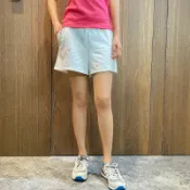 美國百分百【Ralph Lauren】棉褲 短褲 休閒褲 女 褲子 Polo RL 小馬 滿版 白色 CB10