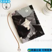【手作書衣】口袋貓 hobo 餘白書衣 a5 a6 手賬本 布藝書衣 書套 內芯保護 可調節 定製 手作書衣 手賬本 書