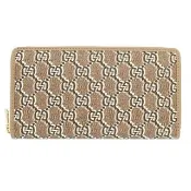 【GUCCI 古馳】GG Shadow 帆布拉鍊長夾